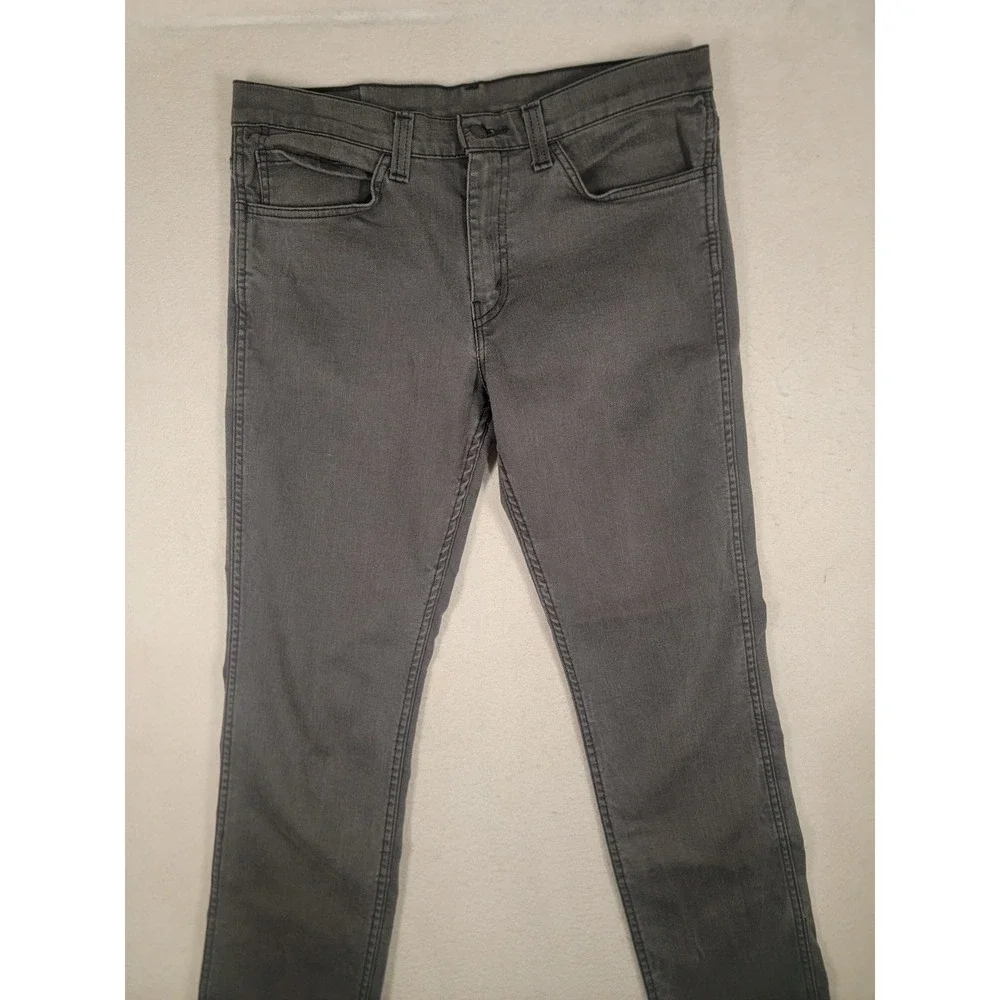 Levi's 511 stretch  jeans - Slim Fit - Men's 34x34 Gray Wash,‎ Stretch 5 Pocket